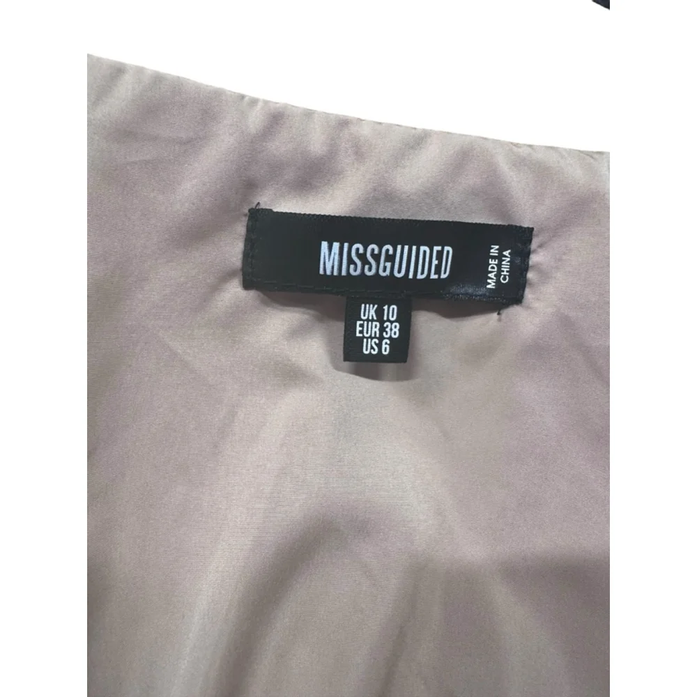 Missguided Tan Jacket Women's Size 6